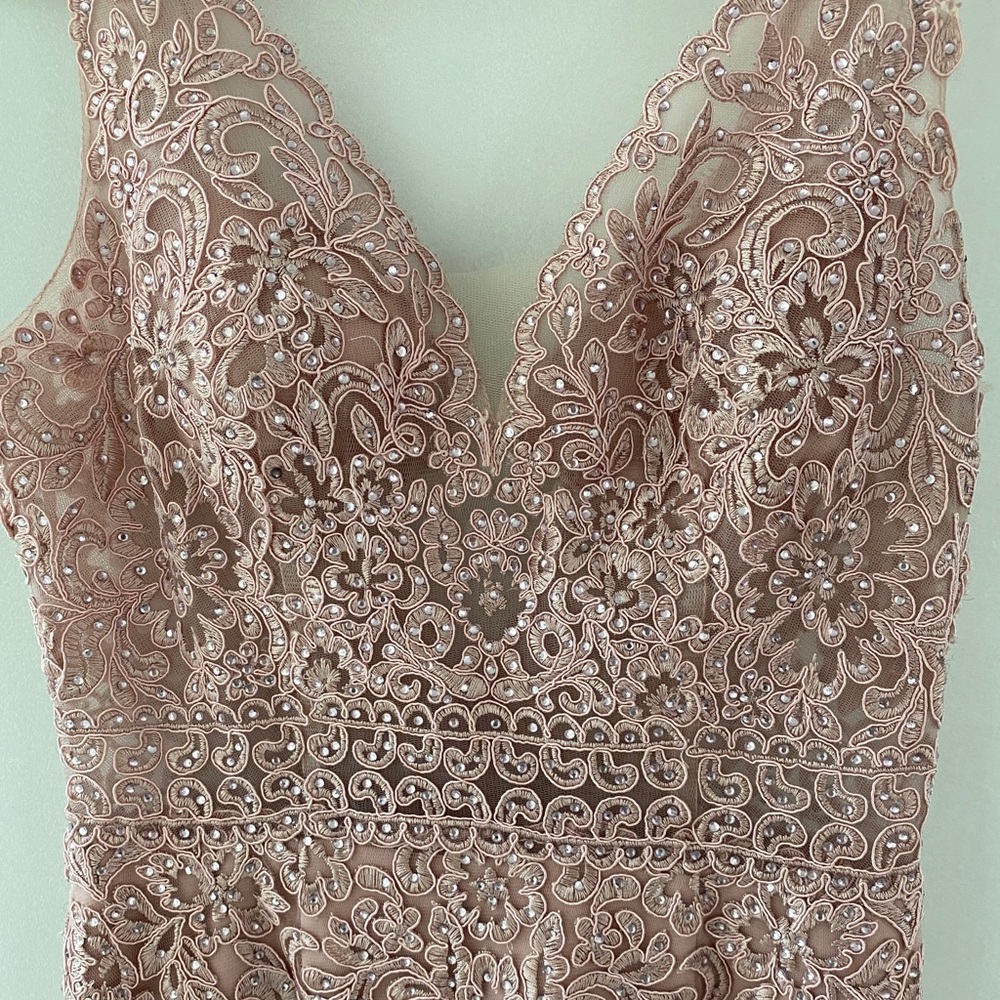 Blush pink maid of honor/prom dress